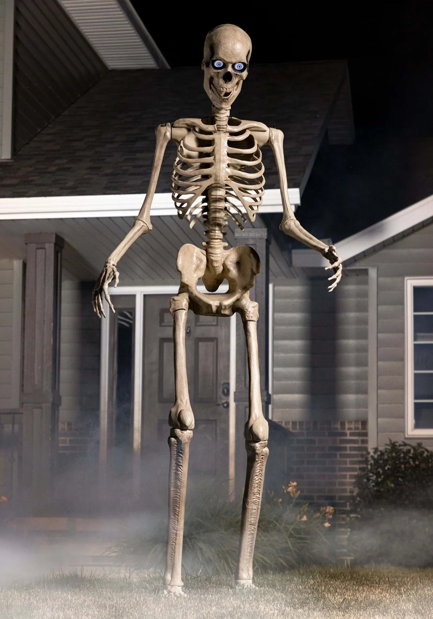 12 Feet Giant Skeleton With Animated Eyes